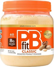  Free Duty Tax PBfit 24 Ounce Classic Peanut Butter Powder, Powdered Peanut