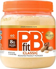 (Free Duty Tax) PBfit 24 Ounce Classic Peanut Butter Powder, Powdered Peanut