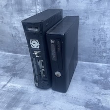 Microsoft Xbox 360 Console Bundle x2 - Slim & White - Spares Or Repair Read Desc