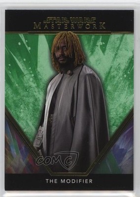 2024 Topps Star Wars Masterwork Green 18/99 The Modifier #45 1e1b