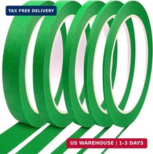 5 Rolls Pinstripe Tape - Masking Tape 1/16", 1/8", 1/4", 1/2", 3/4" - Thin Paint