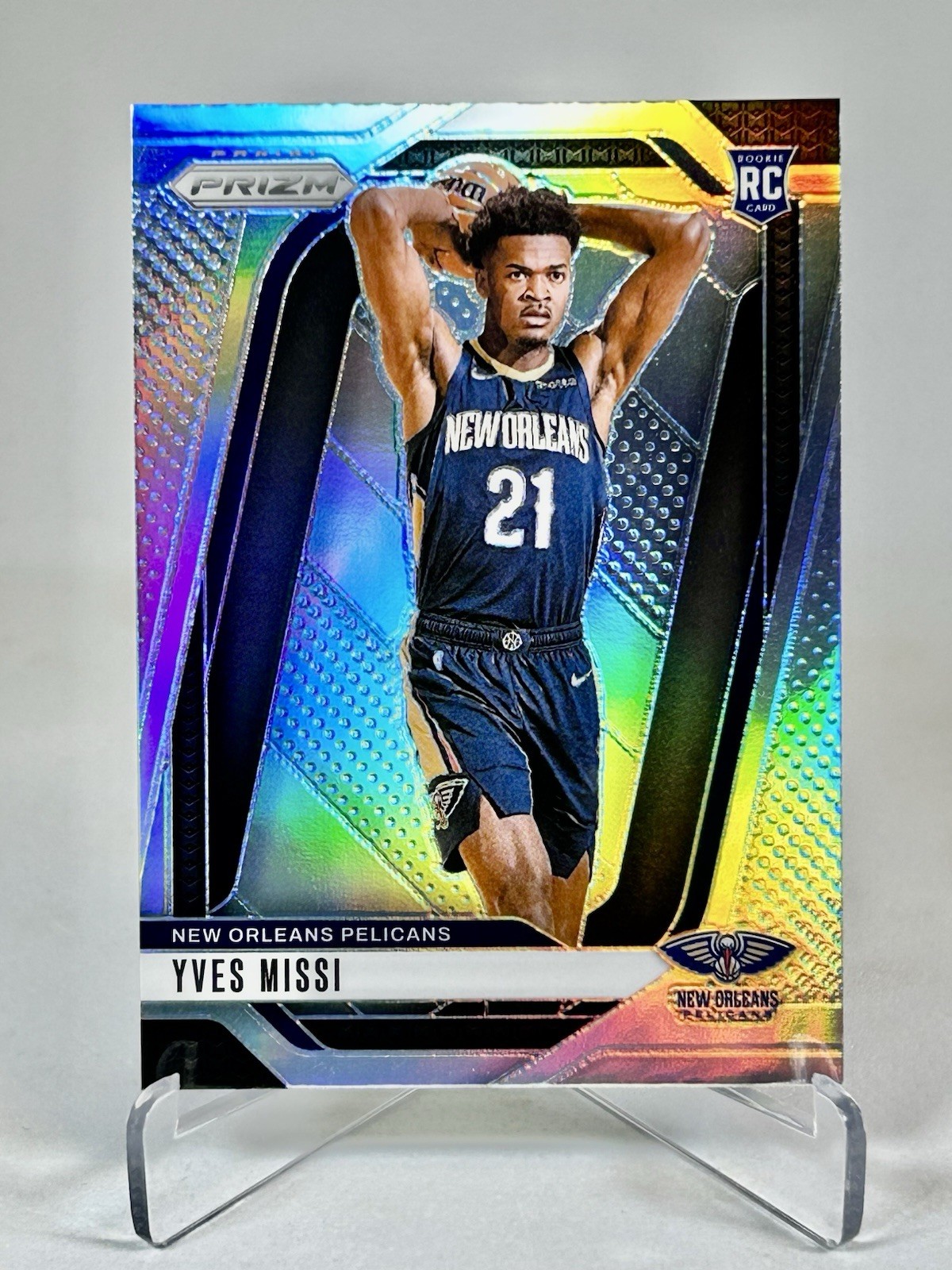 YVES MISSI RC 2024-25 Panini Prizm Silver Prizm Rookie Card Pelicans #233