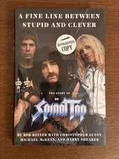 Rob Reiner Signed Book A Fine Line Between Stupid & Clever Story of Spinal Tap