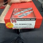 Hornady 223 Remington Custom Grade Reloading 2 Die Set Full Length 546228