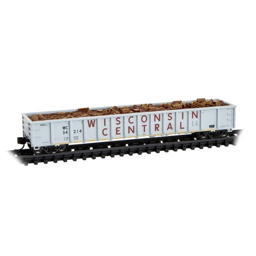 Micro-Trains MTL N 17000021 Wisconsin Central 52' Greenville 2494 Mill góndola | Zustand: New