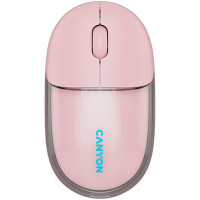 CANYON mouse OnClick 24 BT/ Wireless Transparent/Pink