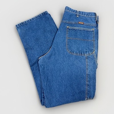 Vintage Big Ben Denim Carpenter Jeans Nice Wear USA Made Cotton 35x30