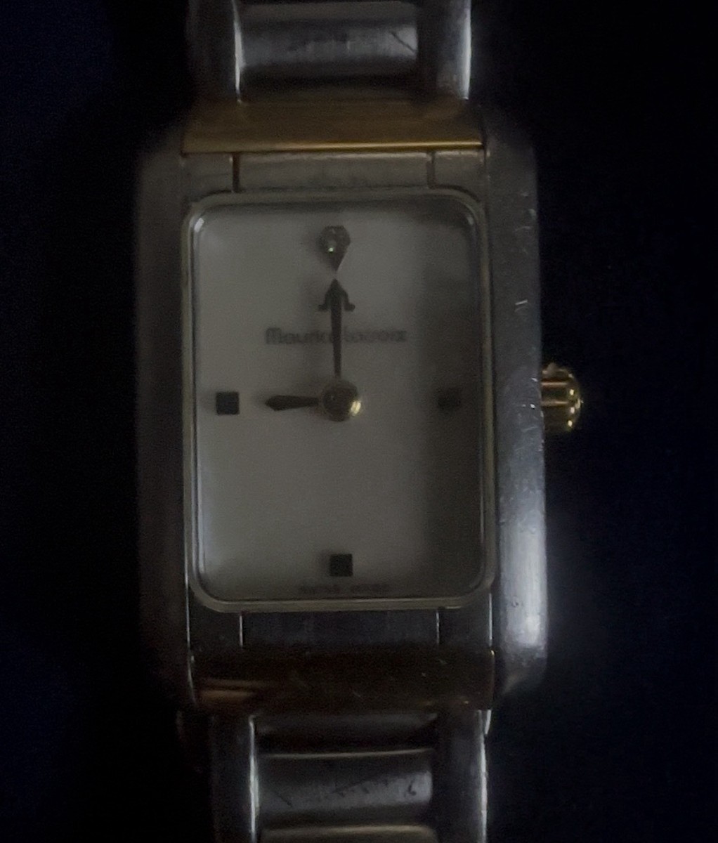 MAURICE LACROIX MIROS 18K GOLD AND STAINLESS STEEL WATCH 32823 B100 View 2