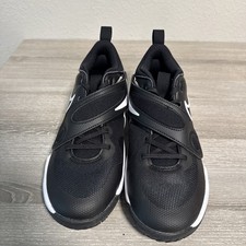 Nike Shoes Team Hustle Youth 6.5 Y US Boys Basketball Black White Sneakers NEW