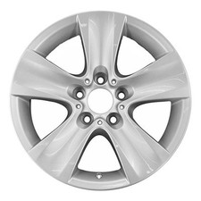 Wheel 17 5x120 Aluminum Silver Metallic Fits 2011-2019 Bmw 640i 650i Wheel 17 5x120 Aluminum Silver Metallic Fits 2011-2019 Bmw 640i 650i