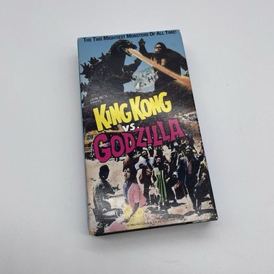 1987 Release JOHN BECK Presents King Kong VS Godzilla VHS Tape