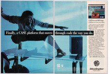 Silicon Graphics Vintage Print Ad IRIS Indigo RISC/PC CASEVision 1992