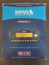 Sirius Stratus 4 Radio Satelital Kit Vehículo Completo SV4TK1 Caja Abierta