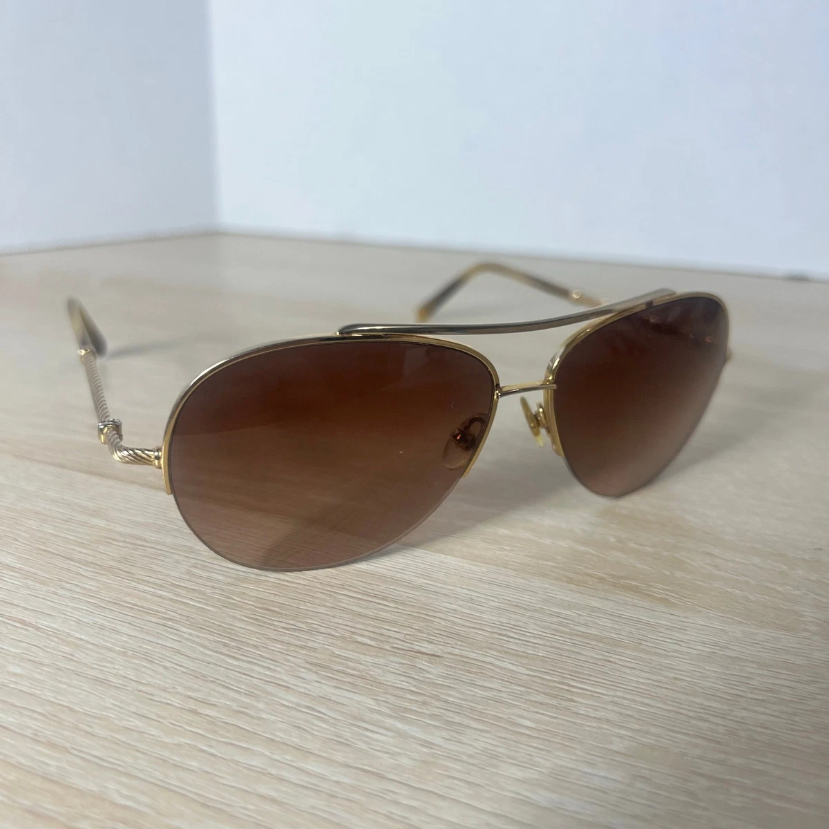 David Yurman Gold Sunglasses for Men for sale | eBay