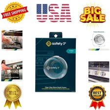 Child Proof Stove Knob Covers, Clear View Stove Knob Safety Covers Set of 5