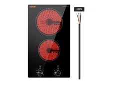 VEVOR Electric Ceramic Cooktop, Built-in Electric Stove Top, 220v