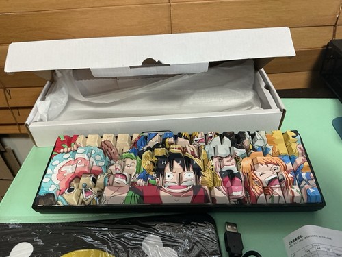 Keyboard Mechanical One PIECE anime + Mouse Pad - Picture 5 of 7