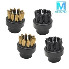For Dupray Steam Cleaner 4 Piece Set with Round Brushes and Black Copper Wires