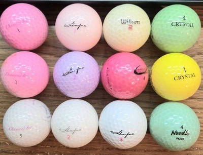 Wilson Slope, Diamond Ice, Crystal, Women's, Ladies Golf Balls Mix,  dozen
