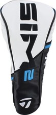 TaylorMade Golf Sim 2 Driver Black/Blue/White/Yellow Headcover