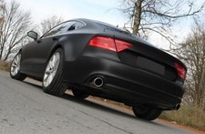 FOX Racing Sportanlage ab Kat je 1x100mm rund gerollt für Audi A7 4G 3.0l TFSI