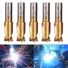 5PCS 3/8" Spot Weld Drill Bits Spot Weld Cutter Removal Tool Cobalt Steel 10mm