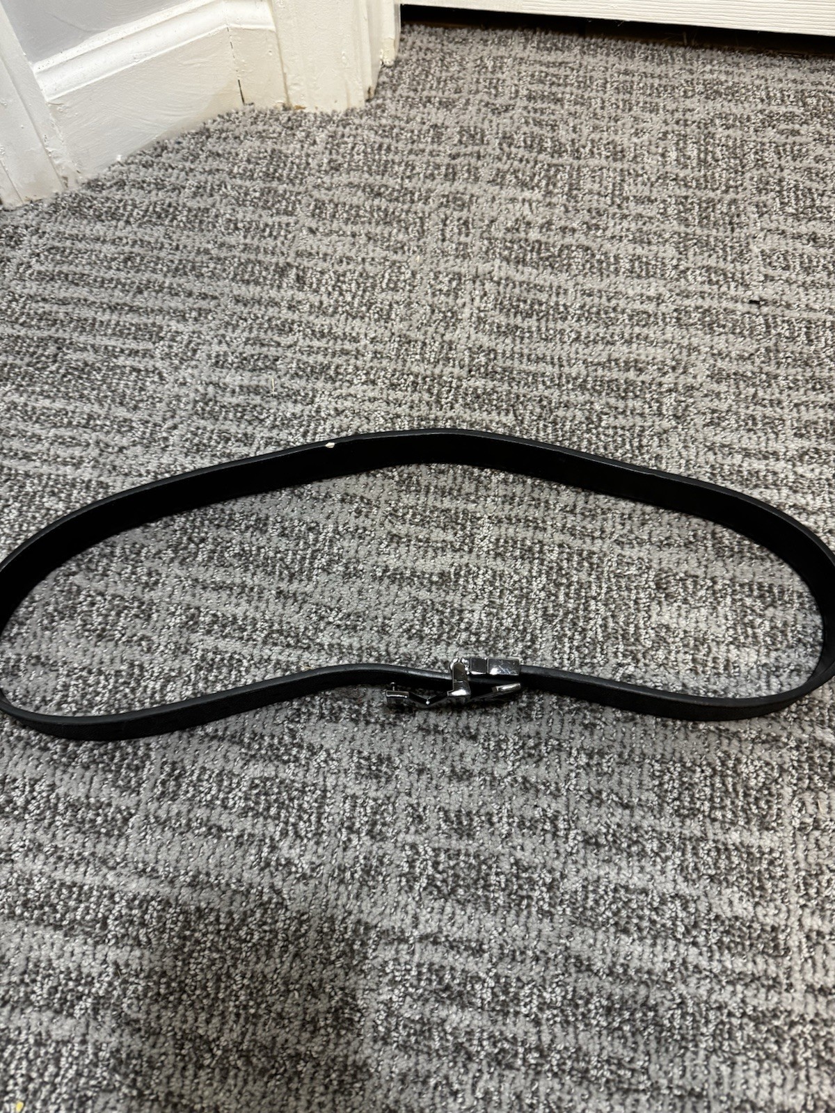 Michael Kors Black Women's Fashion Belt with MK Logo Buckle Adjustable thumbnail 3