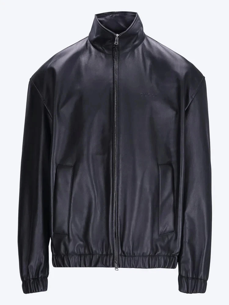 Gucci Leather Outer Shell Black Coats, Jackets & Vests for Men for