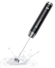 Rechargeable Milk Frother Handheld Electric Foam Maker Waterproof Detachable