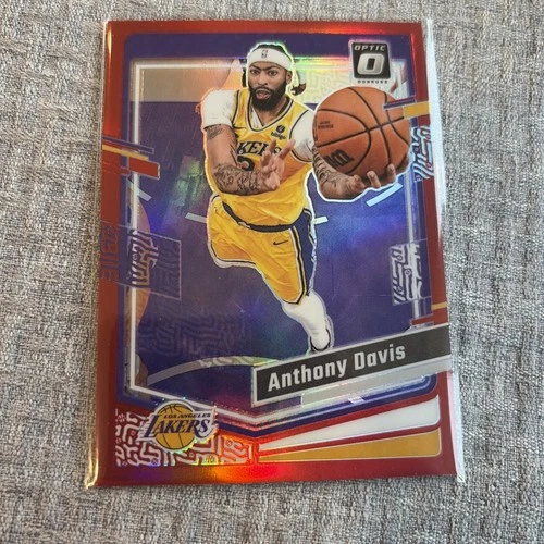 ANTHONY DAVIS 2023-24 DONRUSS OPTIC RED CHOICE PRIZM LAKERS /99