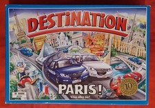 Destination Paris! Award Winning Board Game PLAYABLE See Description