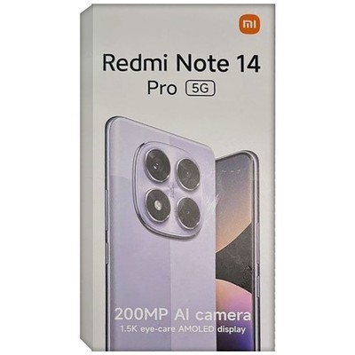 Xiaomi Redmi Note 14 Pro 5G Midnight Black 256GB + 8GB Dual-SIM