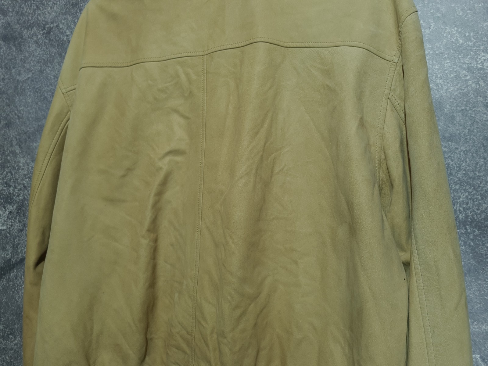 Hugo Boss Lammleder Lambskin Leather  Bomber Jacket Mens Size 54 | XL thumbnail 14