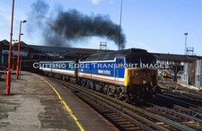 Original Railway Slide: Class 47 Diesel 47709 Clagging at Clapham 1996    P-3857