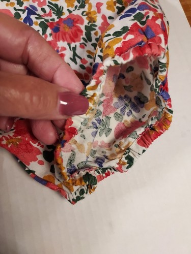 Vestido PINCH Azul Floral Algodón Solero Mangas Abullonadas Algodón Talla Grande - Imagen 9 de 14