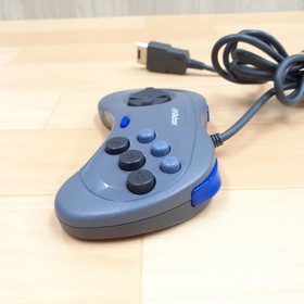 Official Victor SEGA Saturn Navy Blue Controller Pad Tested RG-CP5 OEM SS Japan