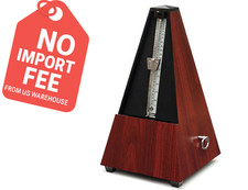 Wittner Traditional Mechanical Metronome Plastic Mahogany Finish Germany