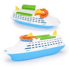 41cm Colorful Cruise Ship Toy with Moveable Doors - Kids Water Play Age 3 