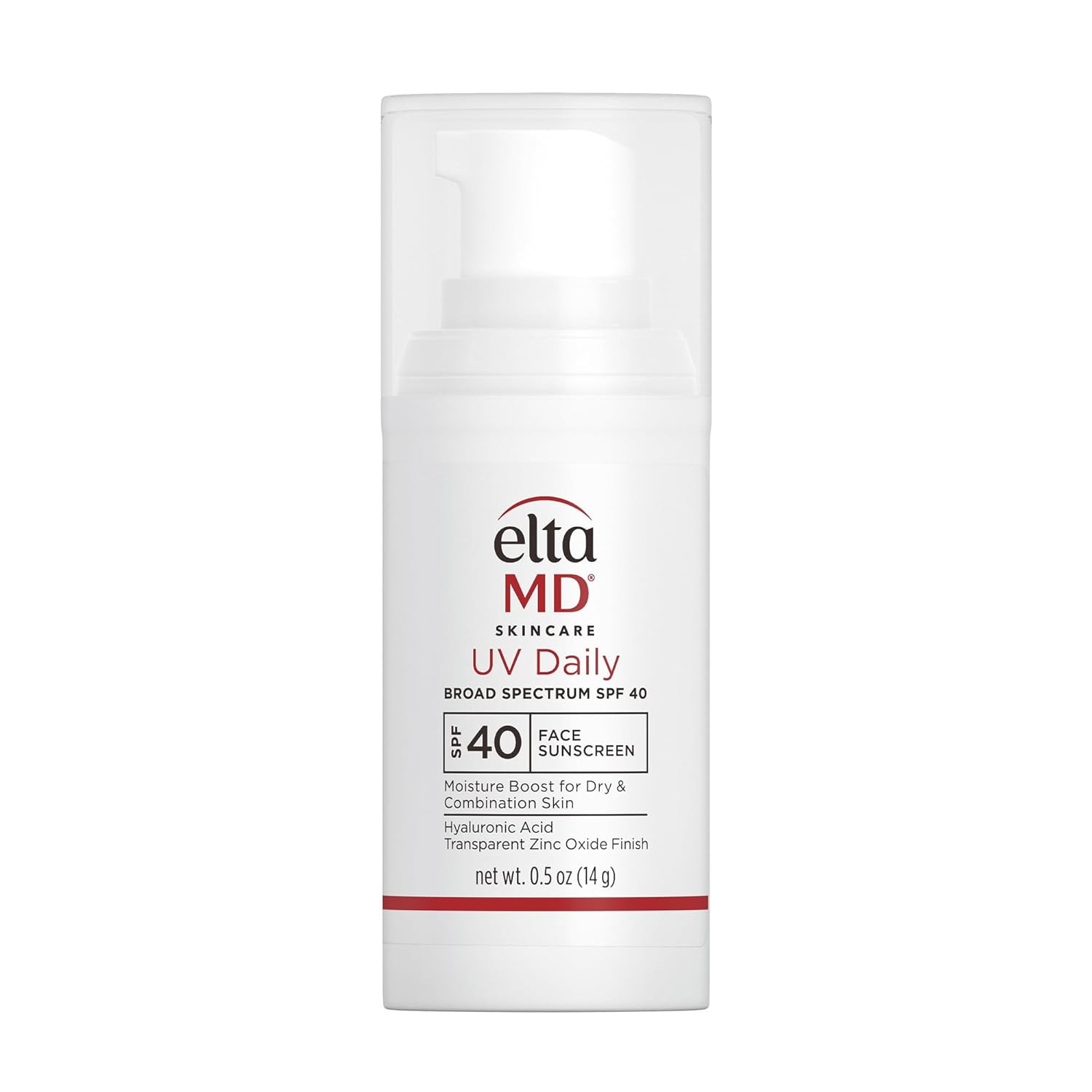 Protector solar facial hidratante con óxido de zinc EltaMD UV Daily SPF 40, Daily Face Mo