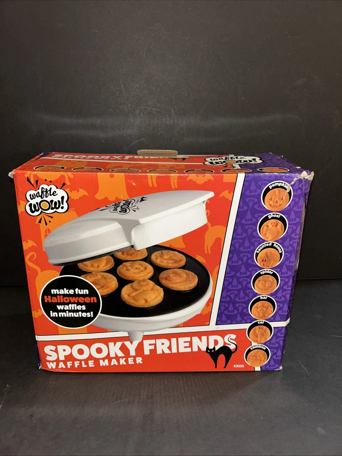 Waffle Wow Halloween Waffle Maker - 7 Designs - Electric Nonstick Waffle Iron
Opens in a new window