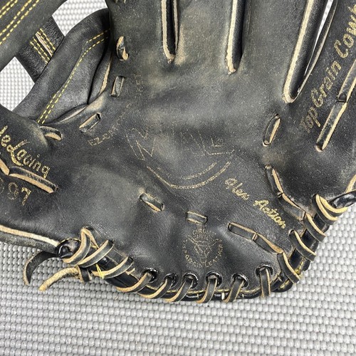 Mag Leaguer Top Grain Rindsleder Baseball Handschuh Rechtshand Werfer Vintage  - Bild 5 von 8