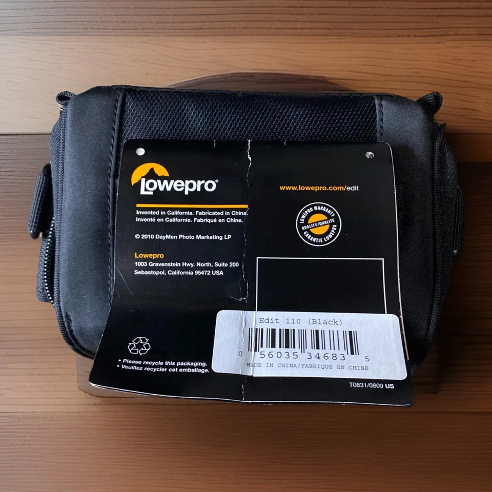 LOWEPRO Edit 110 Digital & Video Camera Bag BLACK - Image 3 of 4