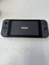 Nintendo Switch HAC-001 Black System Tablet Console Only For Parts Or Repairs