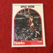 1989-90 NBA Hoops SPUD WEBB Card #115   NM-MT   Hawks