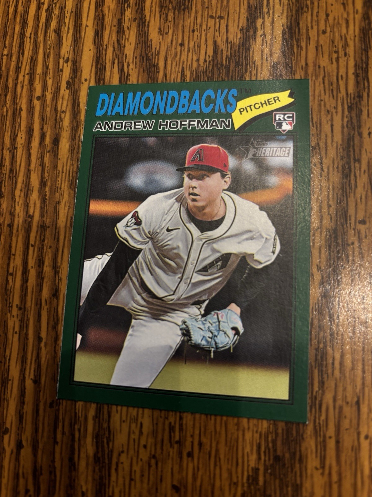 Topps Heritage Andrew Hoffmann Arizona Diamondbacks Rookie #211 2023