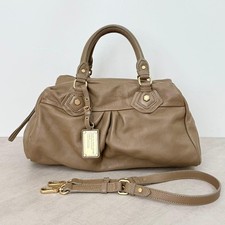 MARC BY MARC JACOBS Classic Q Large Leather 2Way Bag Beige Crossbody From Jp