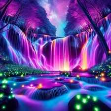 5D Diamond Painting Kits for Adults, Dream Waterfall Diamond Art for Beginners