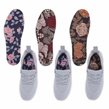 3 Pack Barefoot Insoles for Women Anti Odor Thin Insert Size 6-9  Breathable...