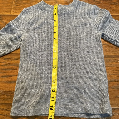 Cat And Jack Boy’s 5 T Thermal Long Sleeve T Shirt - Picture 3 of 6