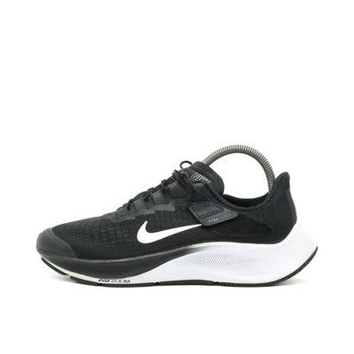 Nike Damen Pegasus 37 FlyEase Sneaker Schwarz Weiß Mesh Zoom Laufschuh EU 36,5